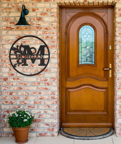 Customized Front Door Sign