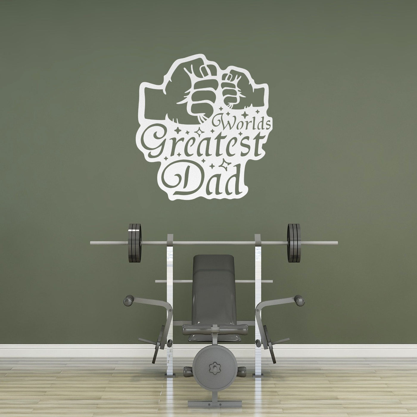 World's Greatest Dad Metal Sign