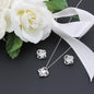 To My Soulmate Earring and Necklace Love Knot