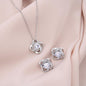To My Soulmate Earring and Necklace Love Knot