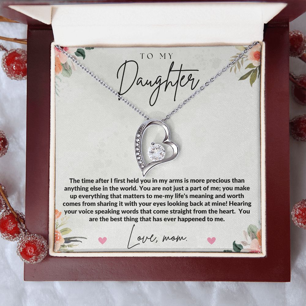 To My Daughter Love Necklace