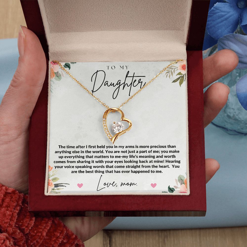 To My Daughter Love Necklace
