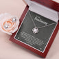 To My Soulmate Earring and Necklace Love Knot