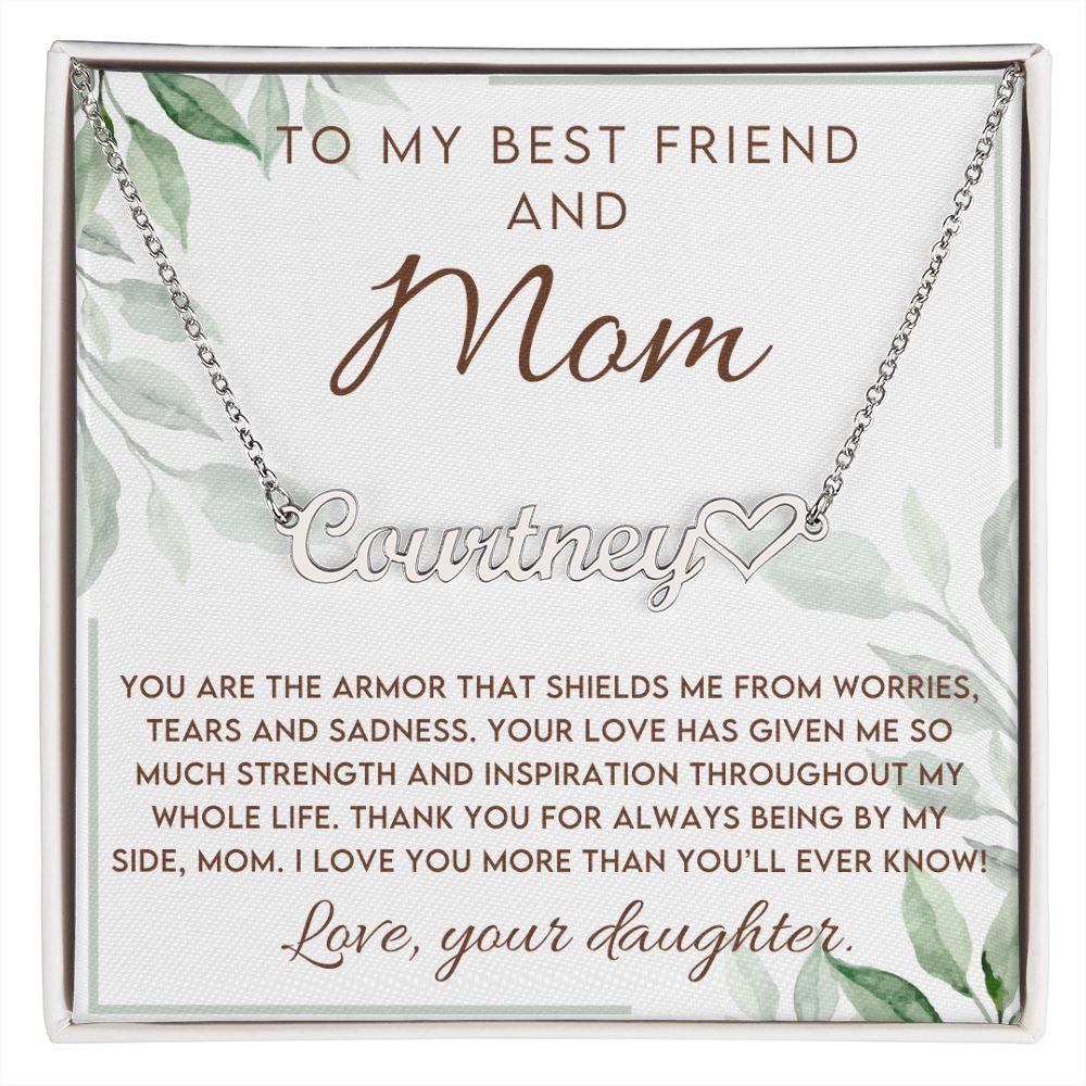 Best Friend and Mom Necklace