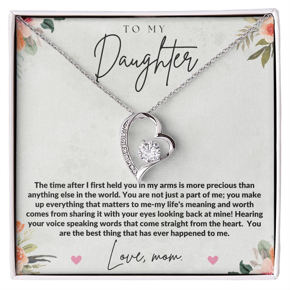 To My Daughter Love Necklace