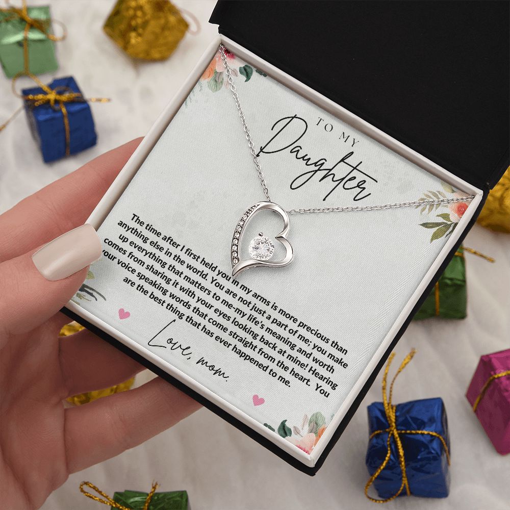 To My Daughter Love Necklace