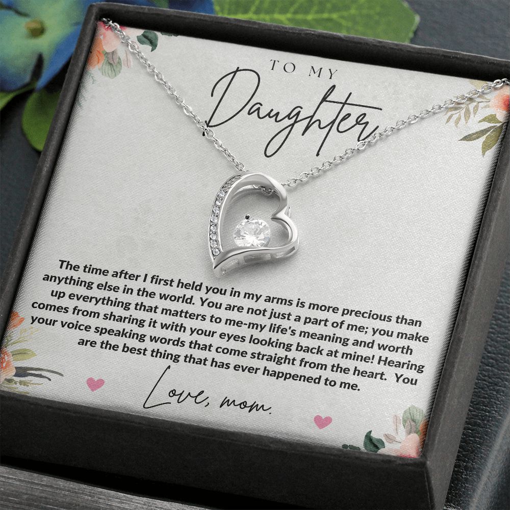To My Daughter Love Necklace