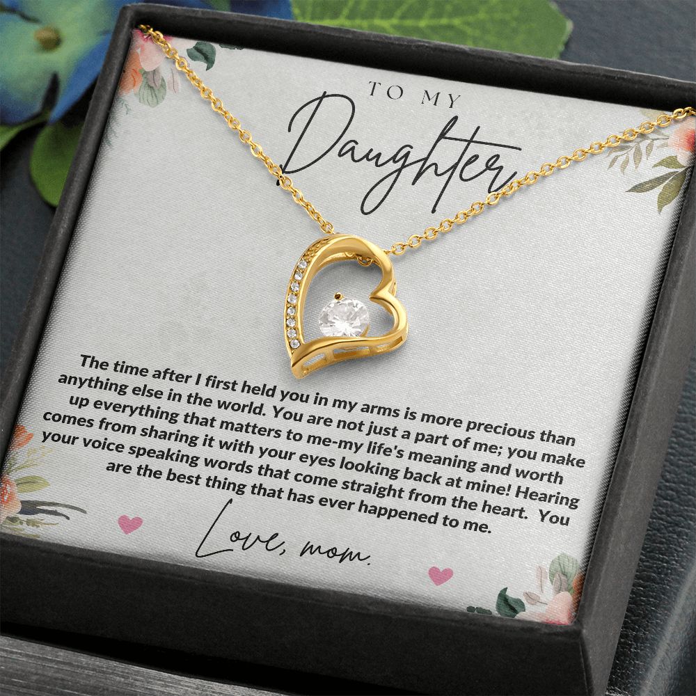 To My Daughter Love Necklace