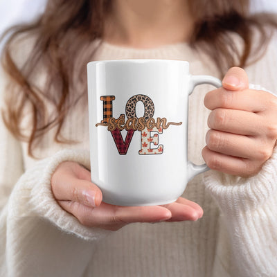 Love Season Fall Themed Mug