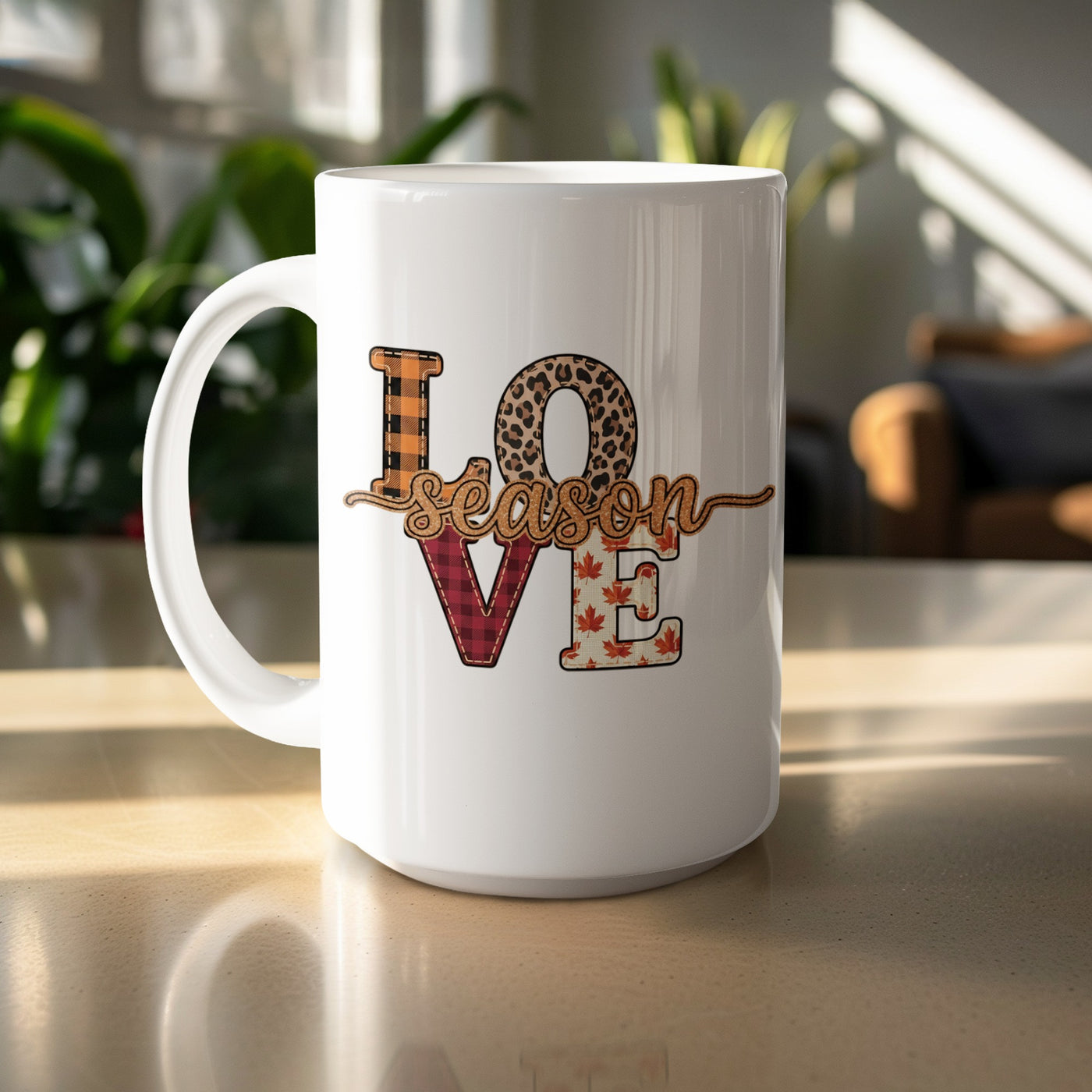 Love Season Printed Design Coffee Mug
