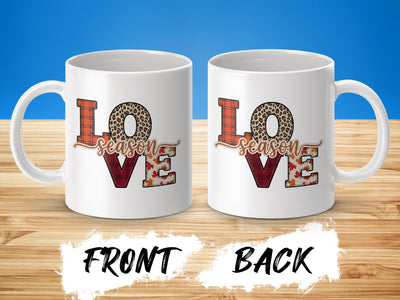 Love Season Stylish Mug with Unique Pattern