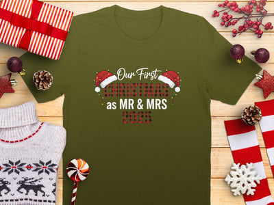 Our First Christmas as MR and MRS 2025 Shirt