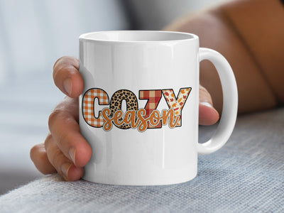 Cozy Season Colorful Letters Mug