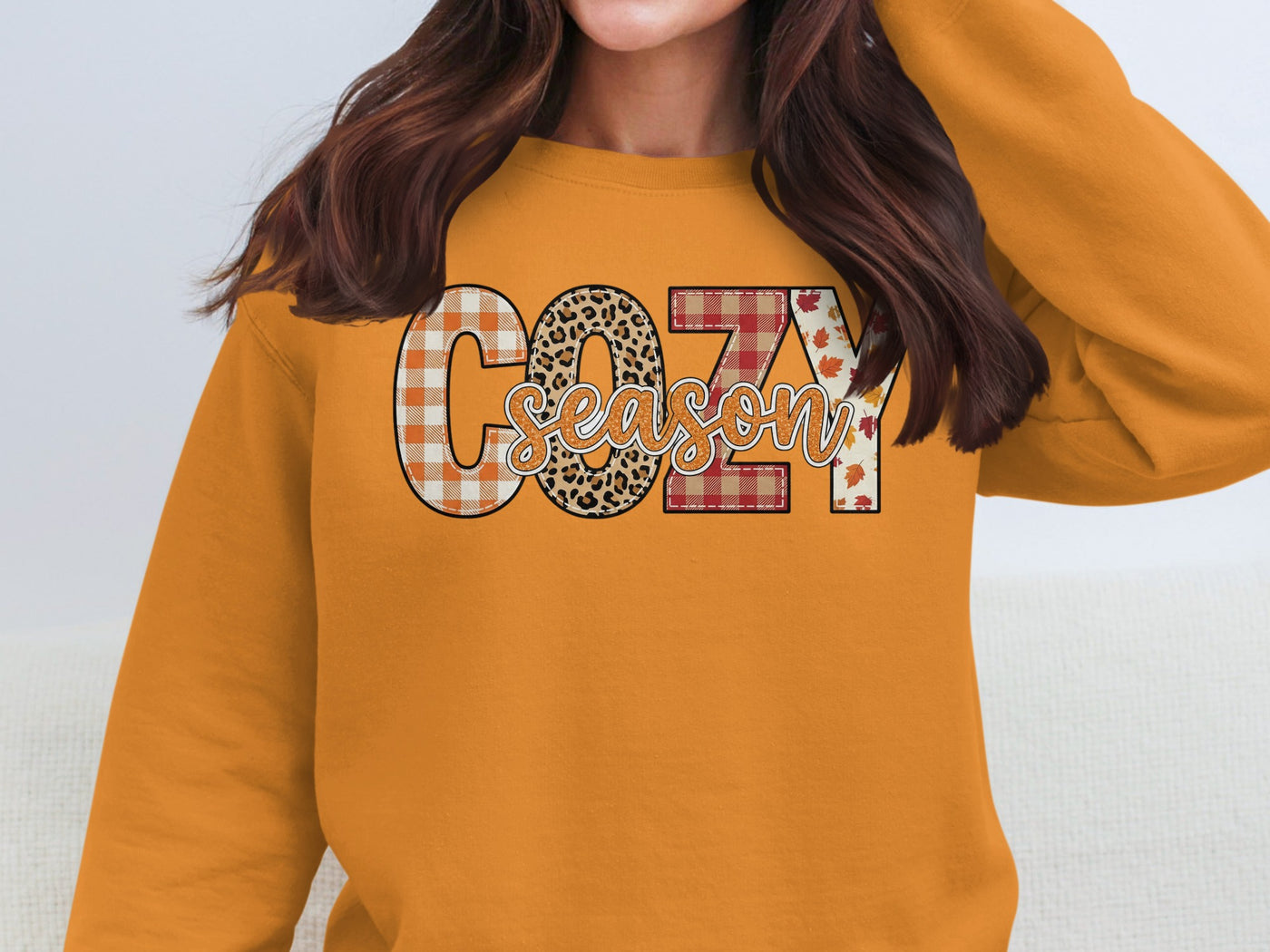 Cozy Season Graphic Sweatshirt Perfect for Fall