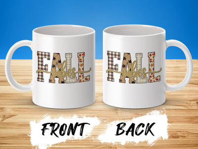 Fall Vibes Autumn Themed Coffee Mug Product