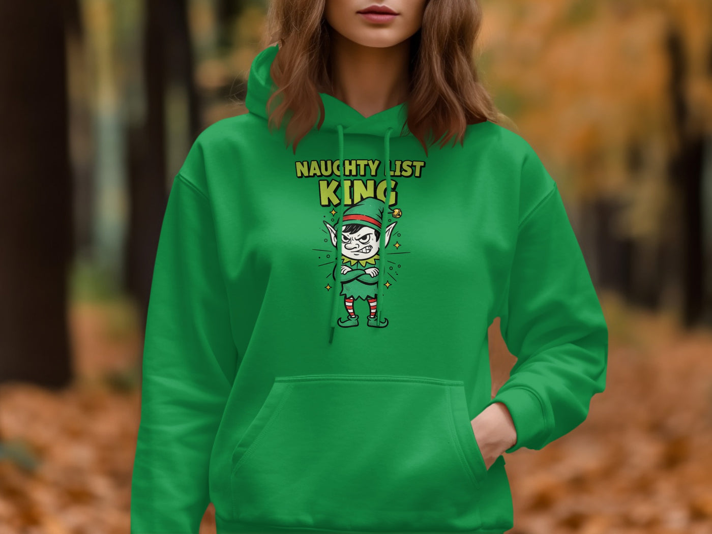 Naughty List King Funny Graphic Hoodie Product