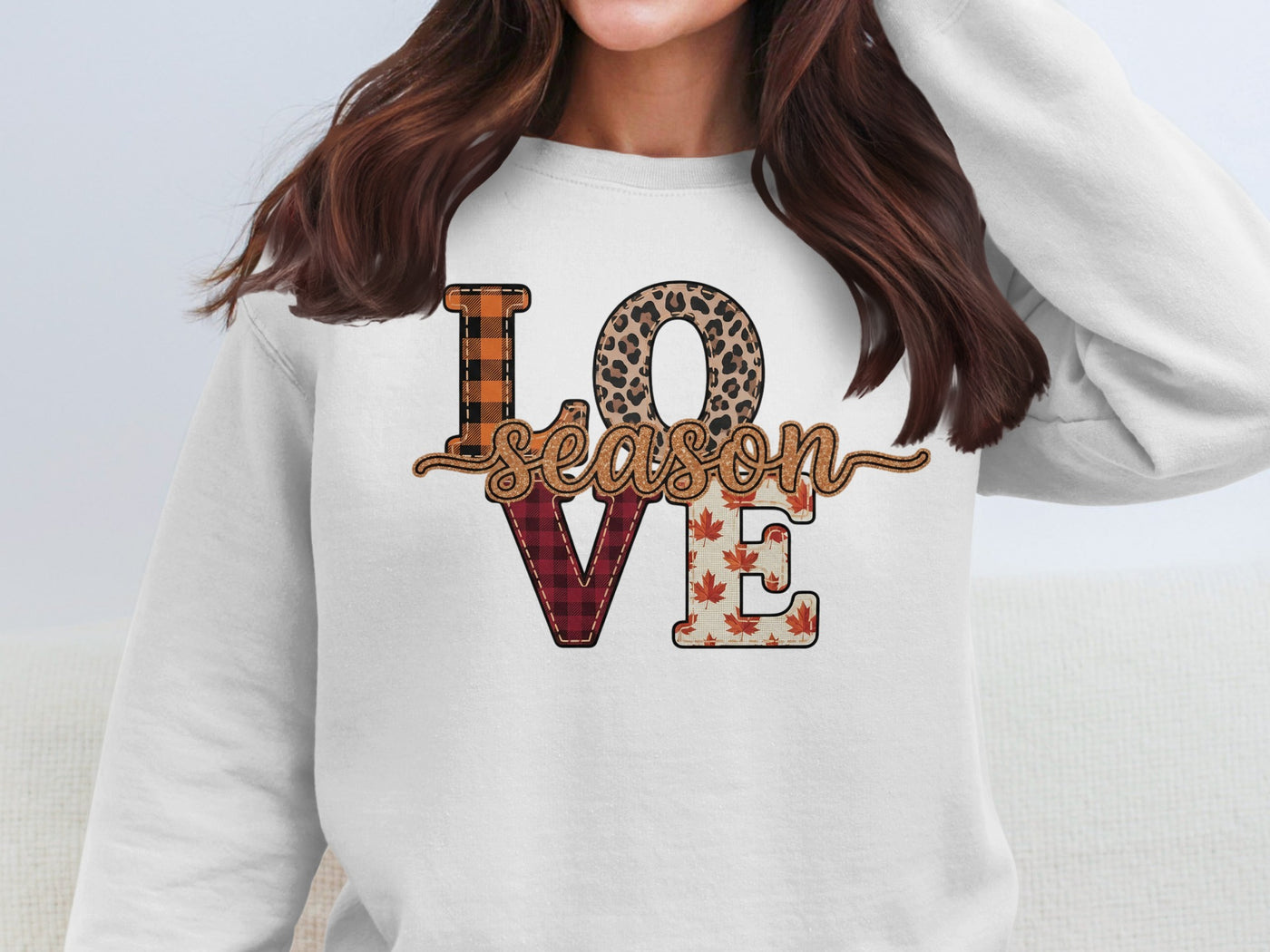 LOVE Season Trendy Graphic Fall Sweatshirt product