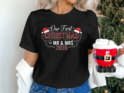 Our First Christmas as Mr and Mrs 2025 T-shirt