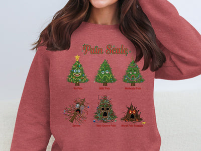 Christmas Pain Scale Sweatshirt