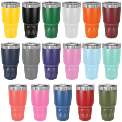 30oz Customized Laser Engraved Tumblers - Personalize Your Drinkware