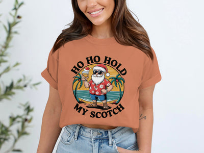 Ho Ho Hold My Scotch Graphic T-Shirt