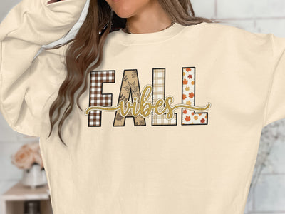 Cozy and Stylish FALL Vibes Sweatshirt for Autumn