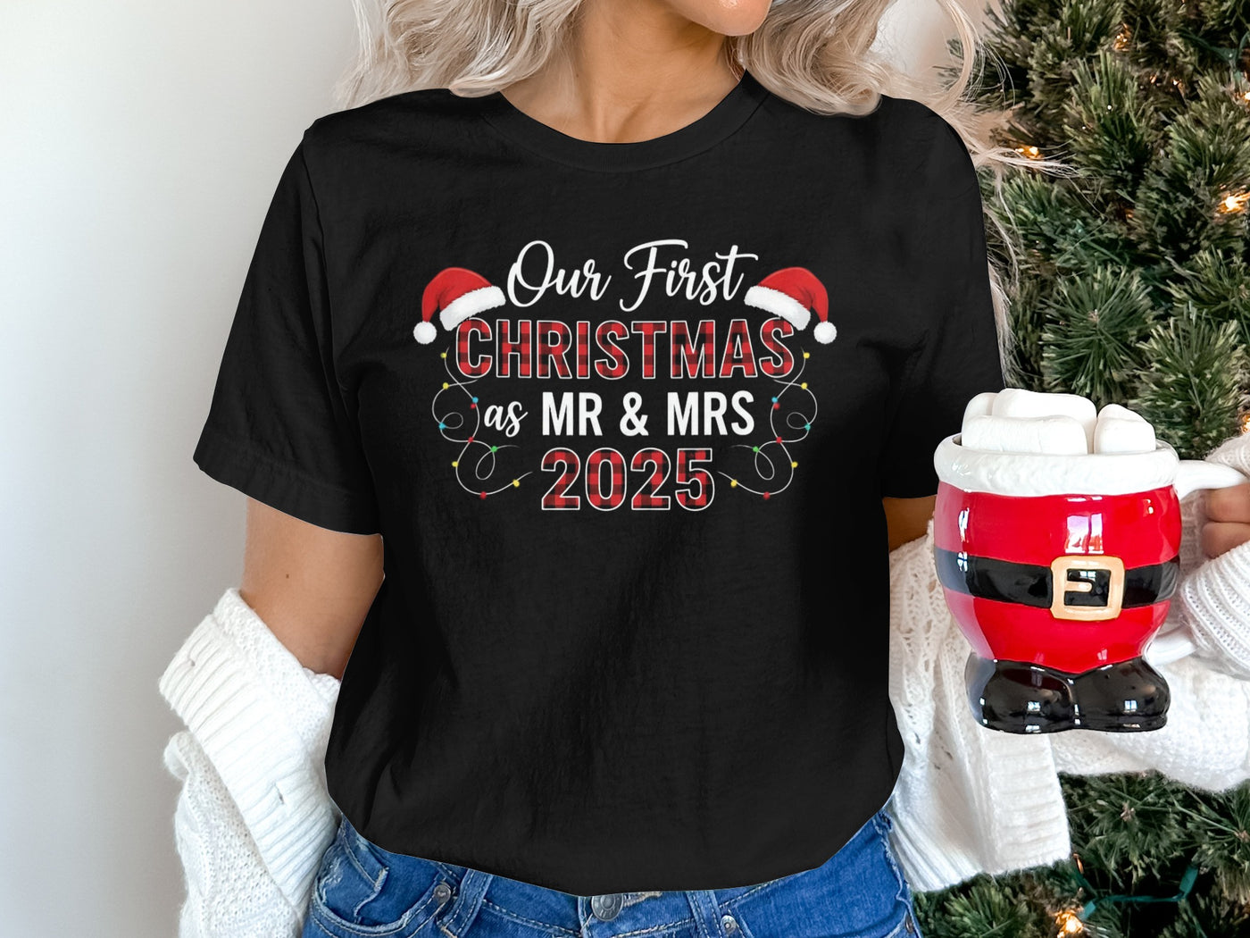 Our First Christmas as Mr & Mrs 2025 shirt