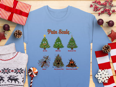 Pain Scale Christmas Holiday Sweatshirt product