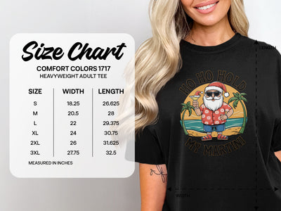 Funny Santa Beach Christmas Graphic Tee