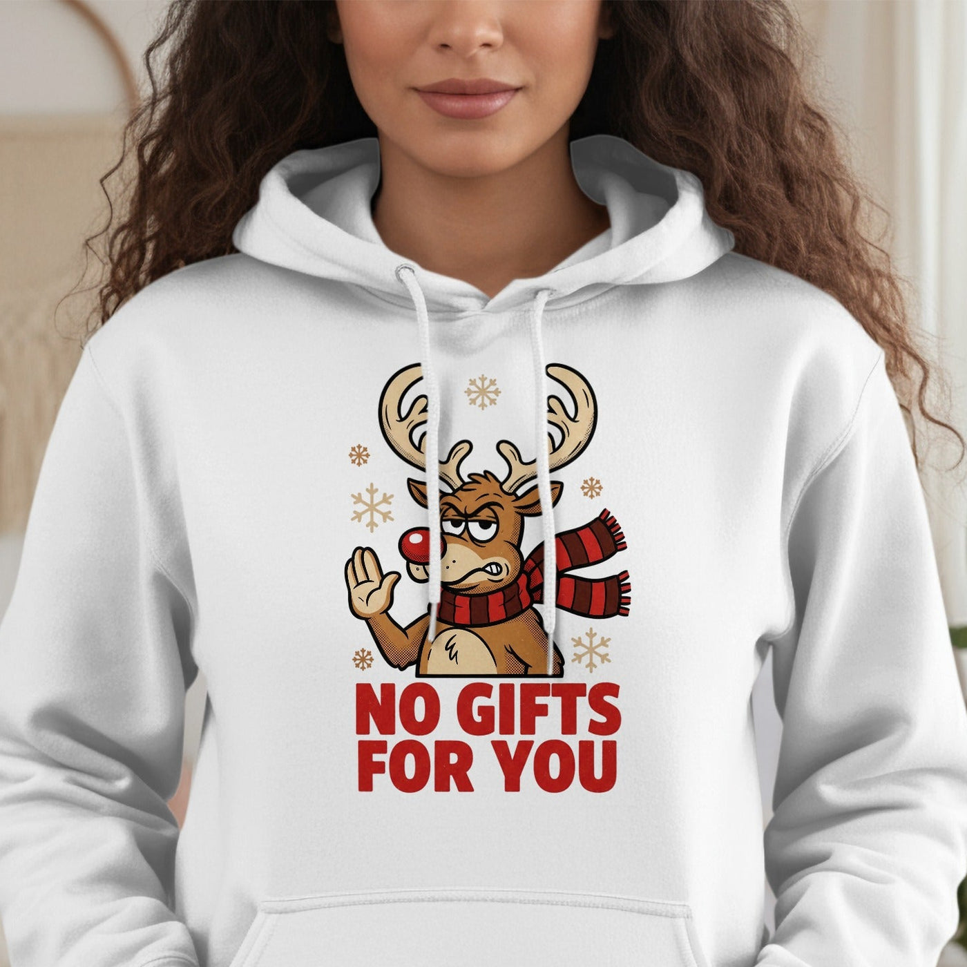 Festive Hoodie No Gifts For You Holiday Sweater