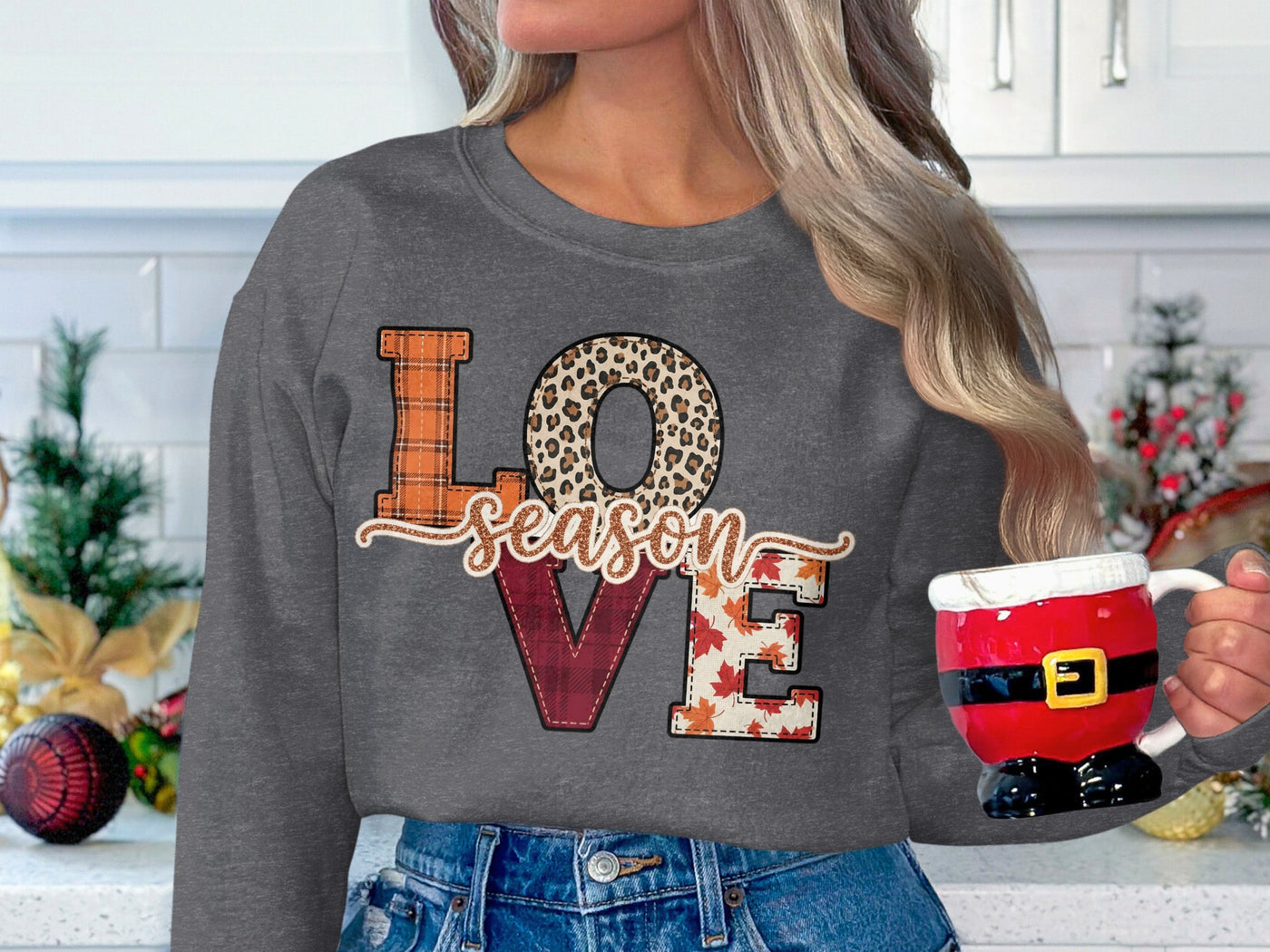 Love Season Festive Christmas Sweatshirt