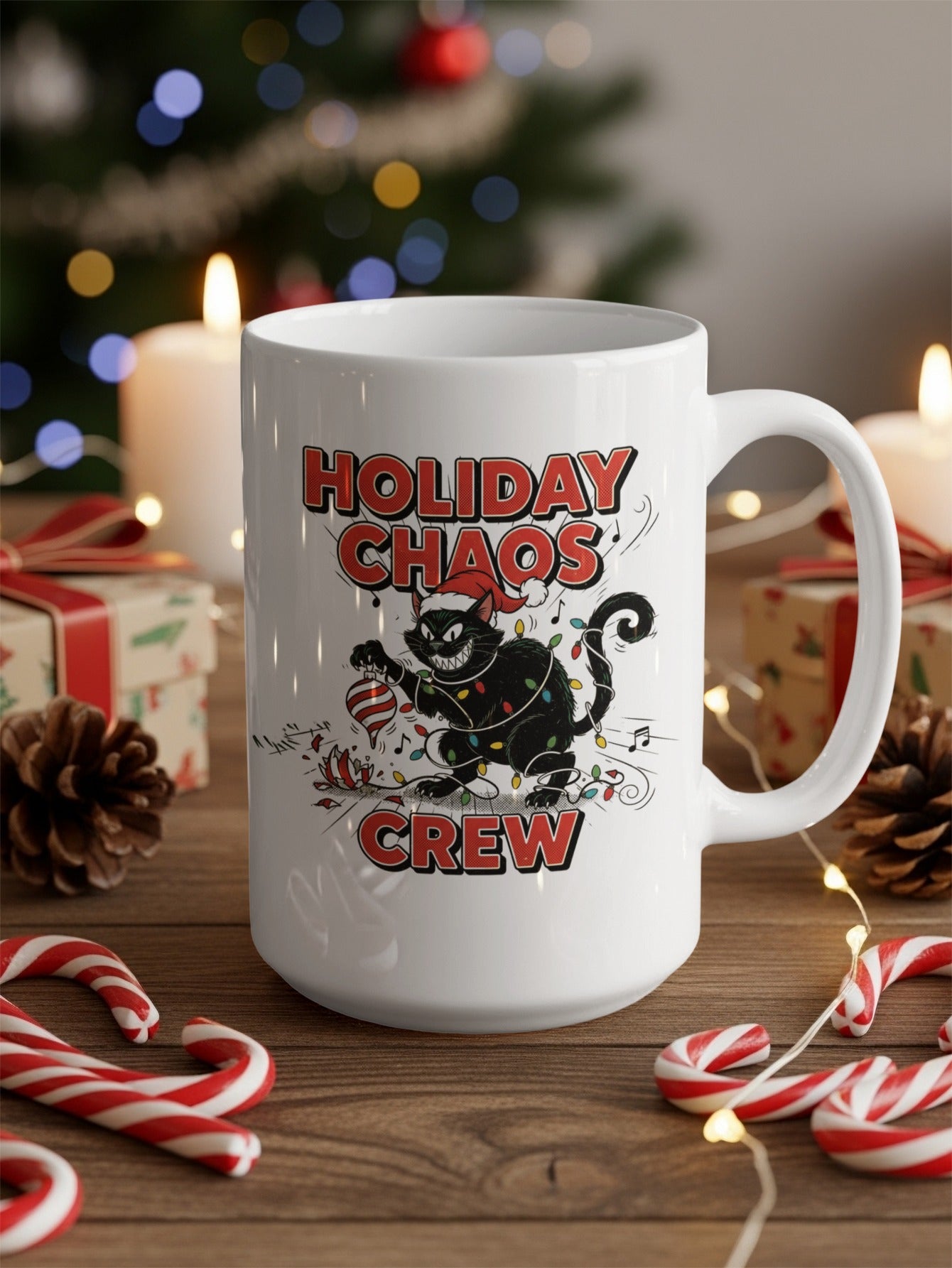 Holiday Chaos Crew Festive Mug for Holiday Fun