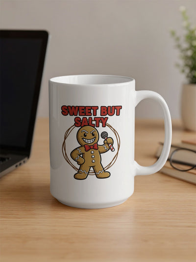 Sweet But Salty Funny Gingerbread Mug