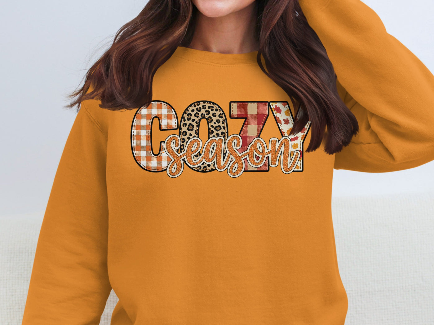 Cozy Season Graphic Sweatshirt Fashion Apparel