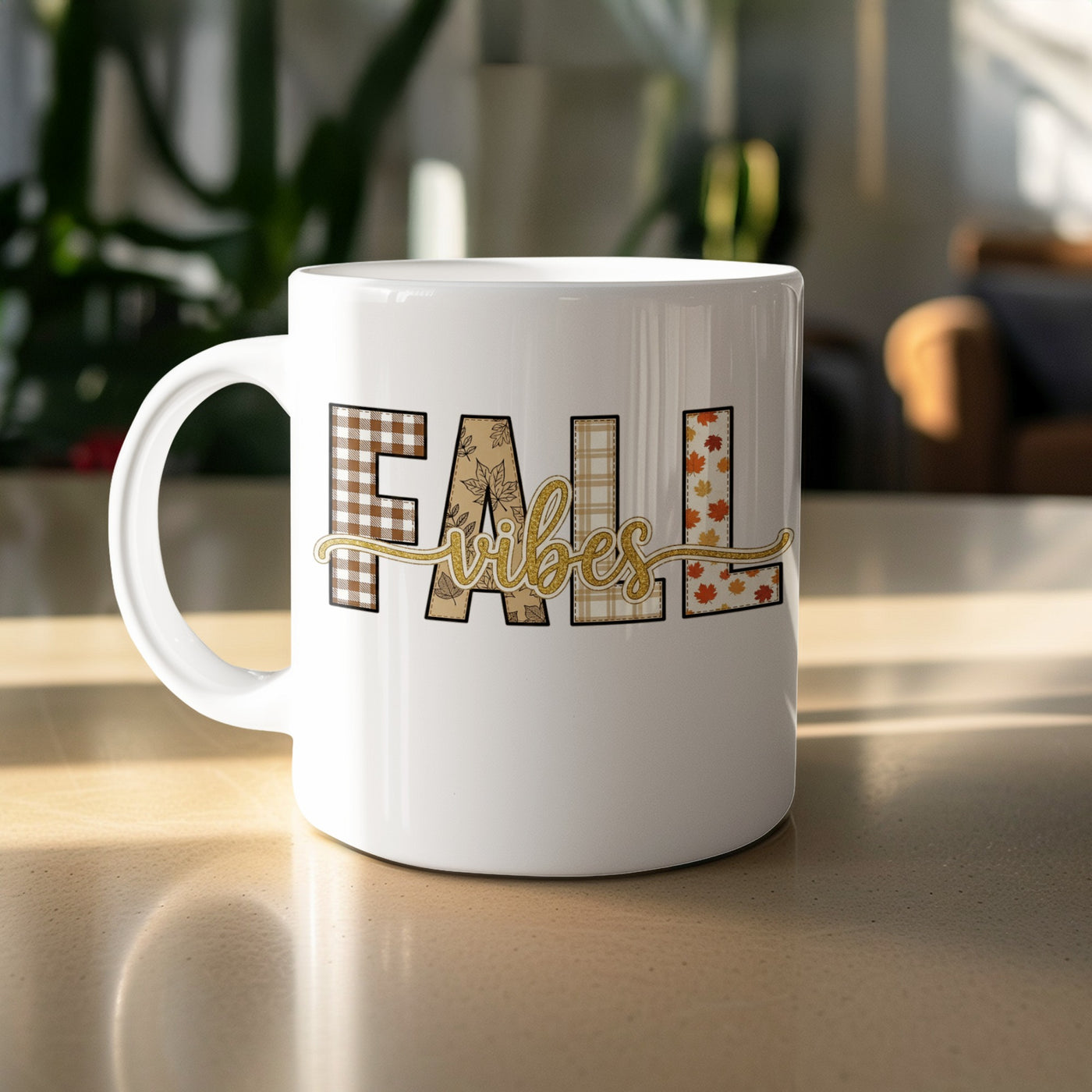 Fall Vibes festive design enhances your morning routine