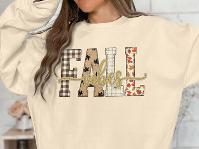 Cozy Autumn Fall Vibes Graphic Sweatshirt Apparel
