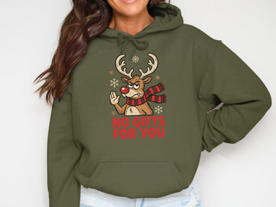No Gifts For You Funny Christmas Hoodie product