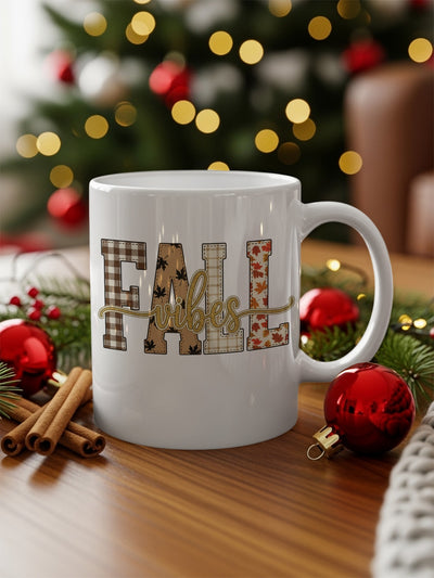 Fall Vibes Festive Mug for Cozy Holiday Drinks