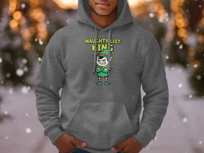 Naughty List King Grey Hoodie product