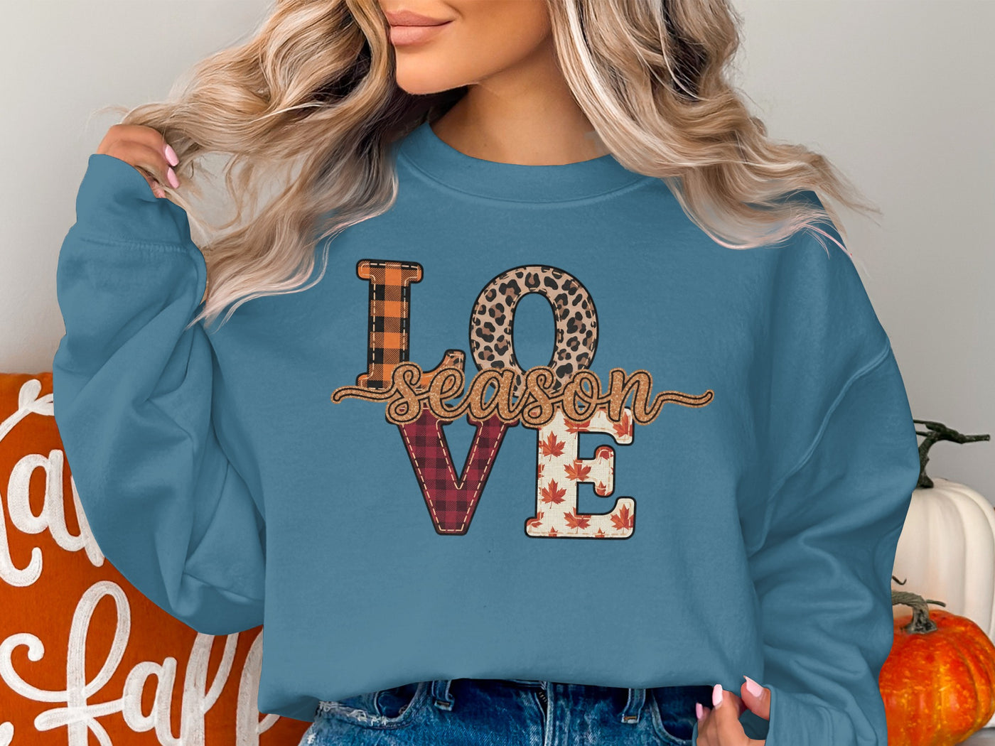 LOVE Season Fall Themed Sweatshirt
