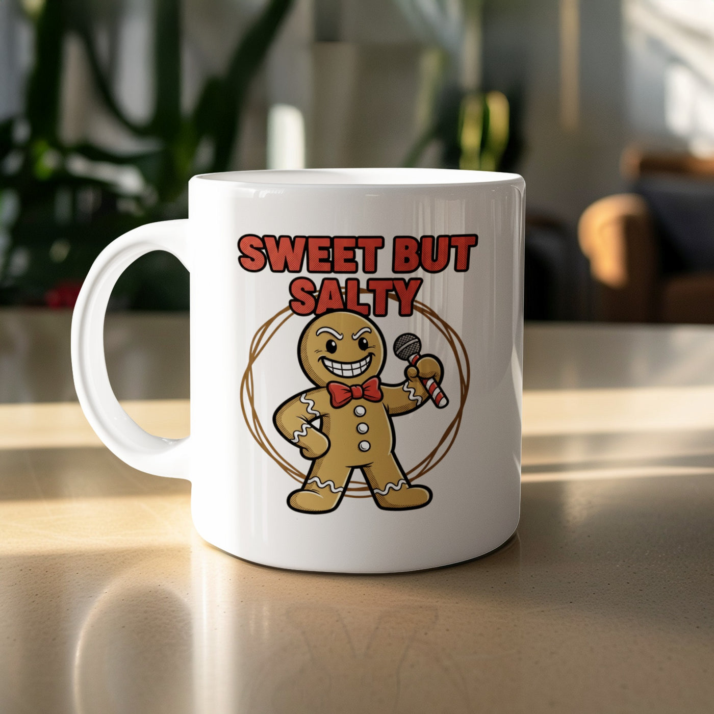 Sweet But Salty Gingerbread Character Coffee Mug