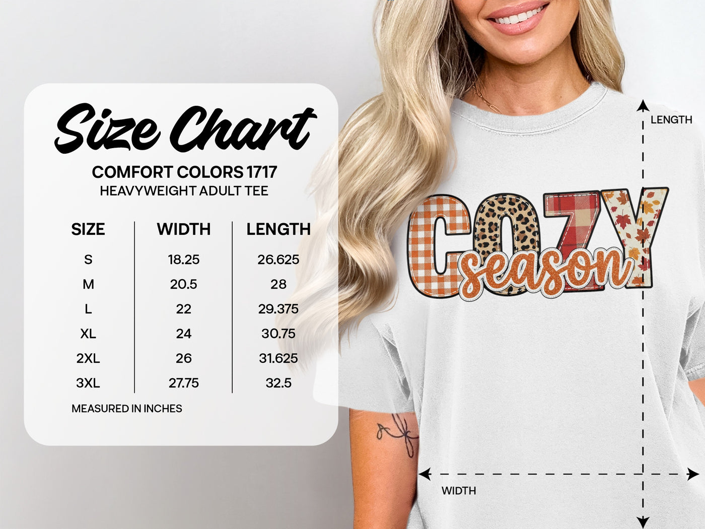 Cozy Season Graphic Print Comfort Tee