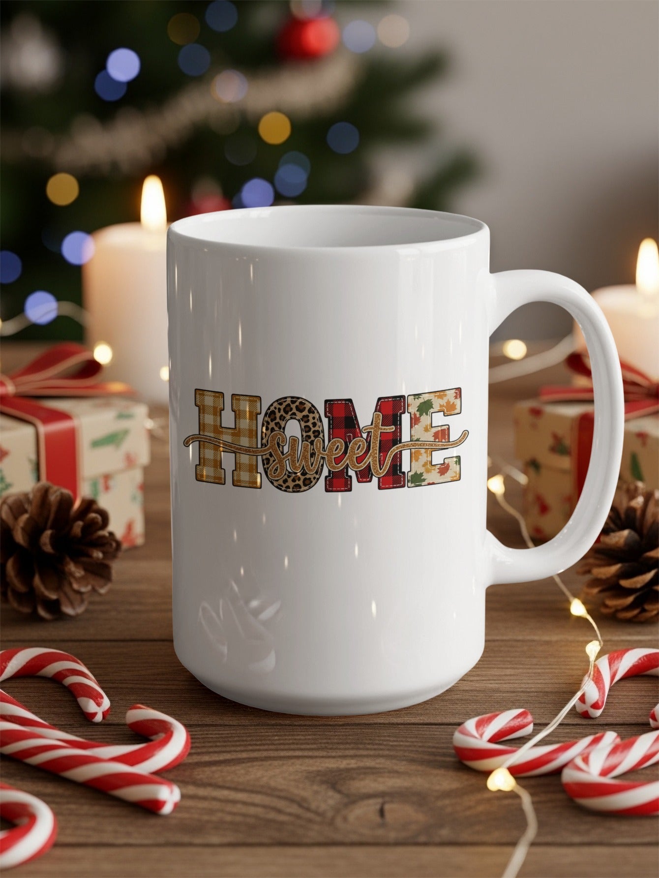 Festive Home Sweet Mug for Holiday Cheer