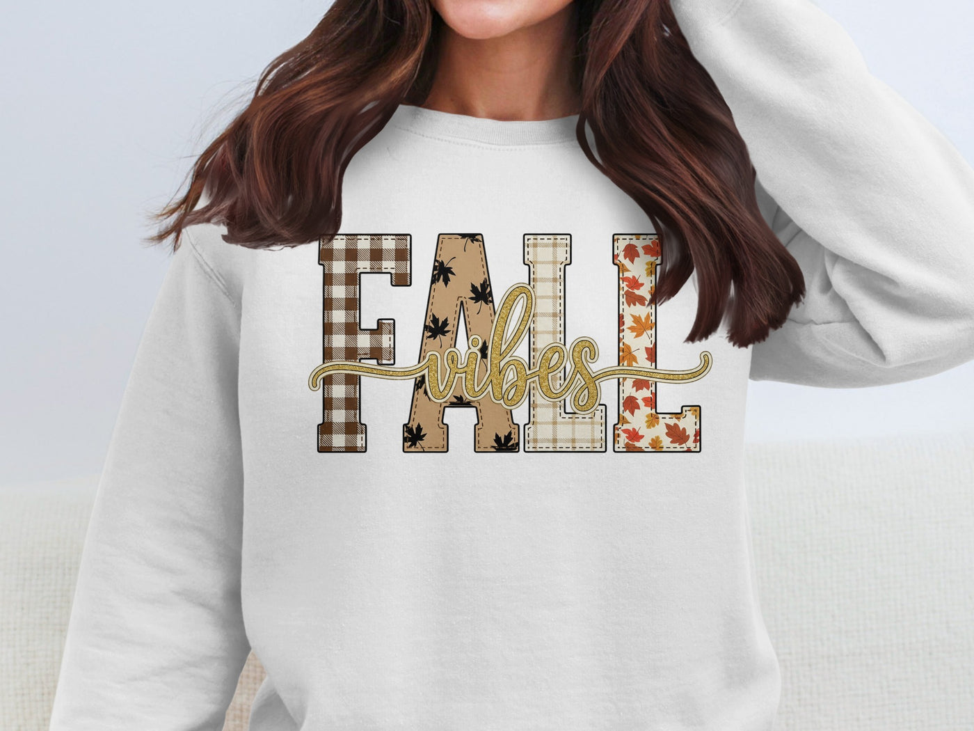 Fall Vibes Graphic Printed Sweatshirt