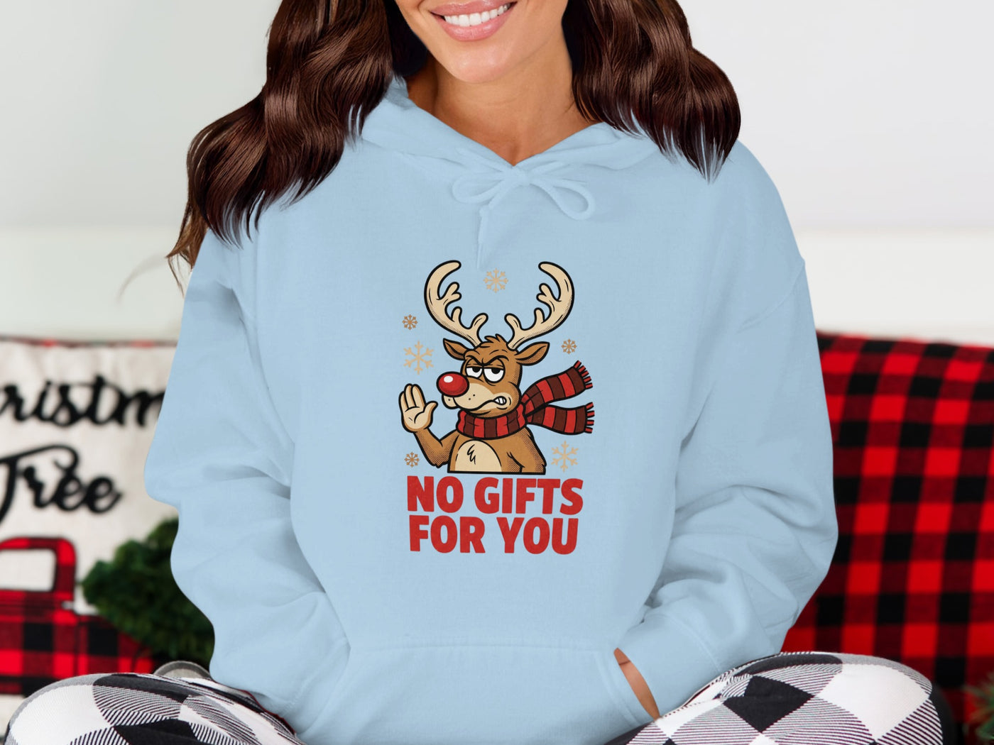 No Gifts For You Funny Christmas Hoodie