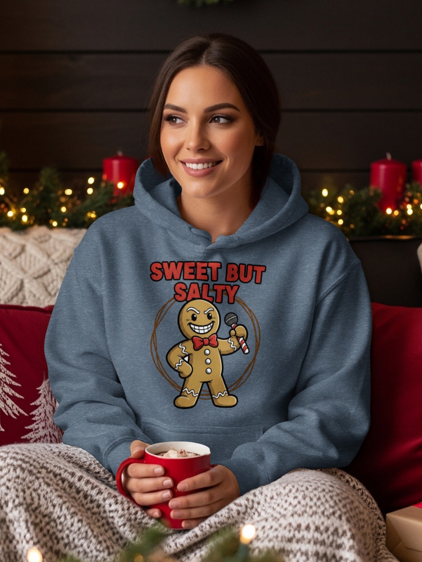Sweet But Salty Gingerbread Man Hoodie