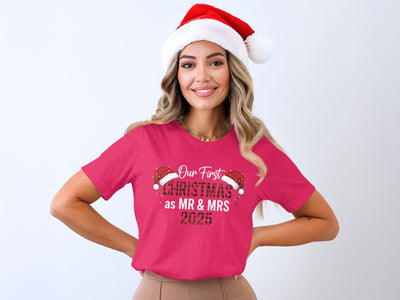 Our First Christmas as Mr and Mrs 2025 T-shirt