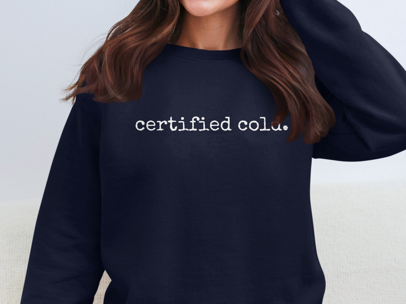 certified cold stylish sweatshirt product