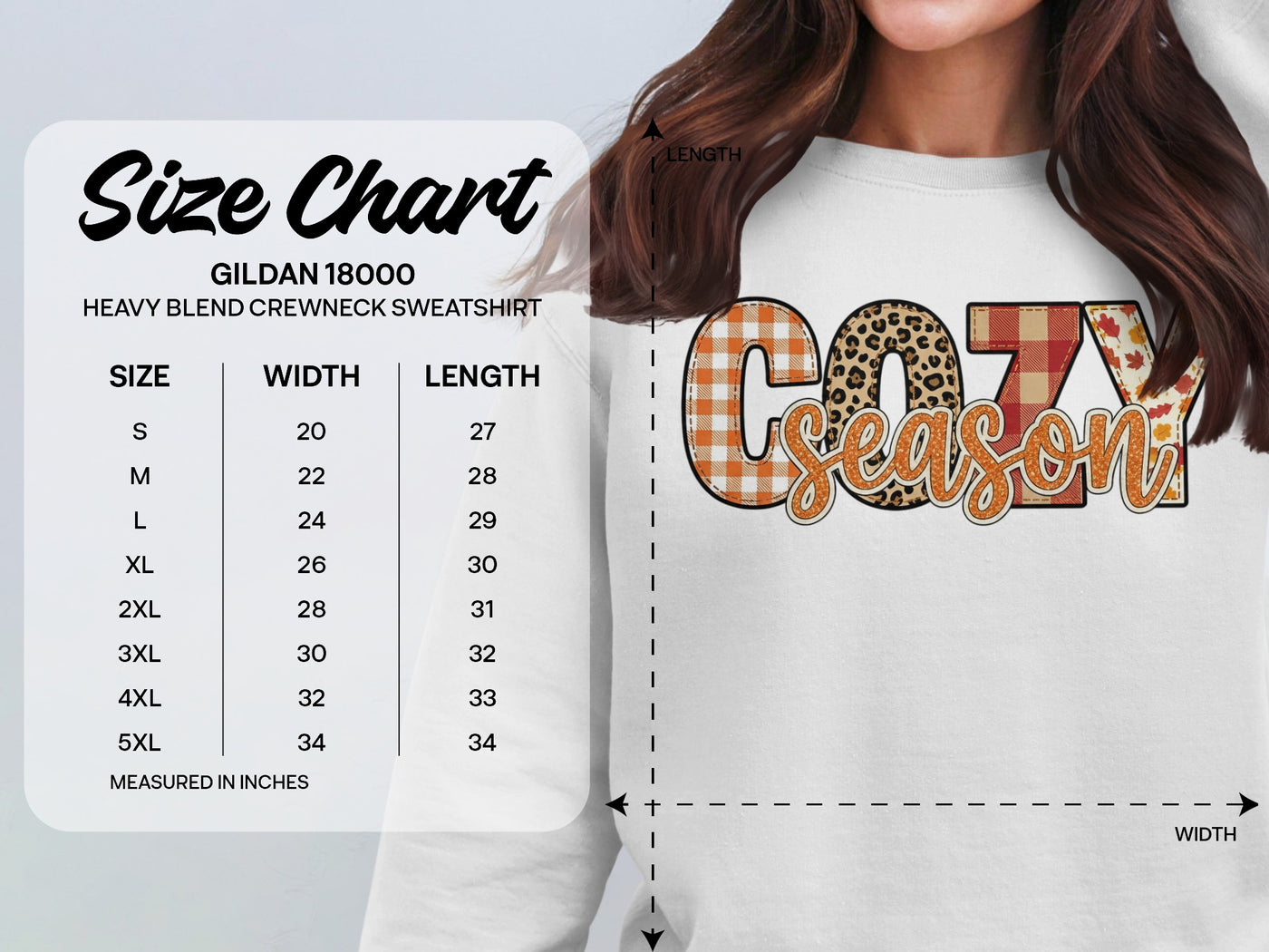 Cozy Season Gildan 18000 Crewneck Sweatshirt