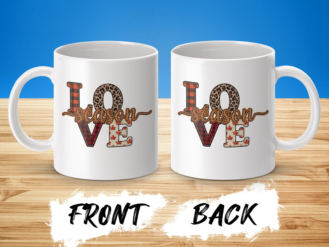 Love Season Design Coffee Mug for Autumn and Fall